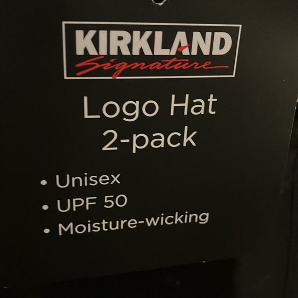 Kirkland Signature 2 pack adjustable caps BNWT in Black & Gray from Costco ❤️❤️ - Picture 4 of 8